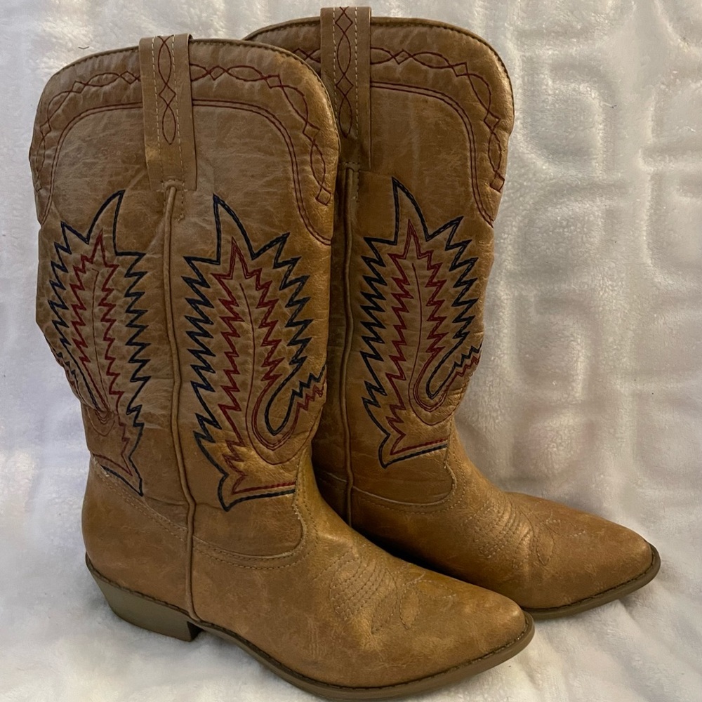 Cowboy boots.